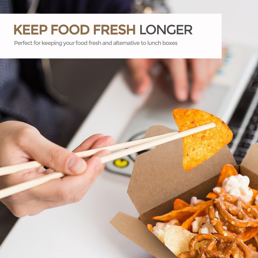 Eco Friendly Brown Takeout Boxes - 30 oz -200 Pack