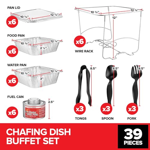 Disposable Chafing Dish Buffet (6 Set)
