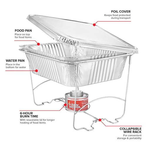 Disposable Chafing Dish Buffet (6 Set)