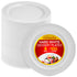 Stock Your Home 100 Count Premium White Plastic Plates, 6 Inch White Disposable Wedding Cake Plates, Heavy Duty Plastic Dessert Plates, Cocktail Appetizer Plates for Christmas Dinner Parties