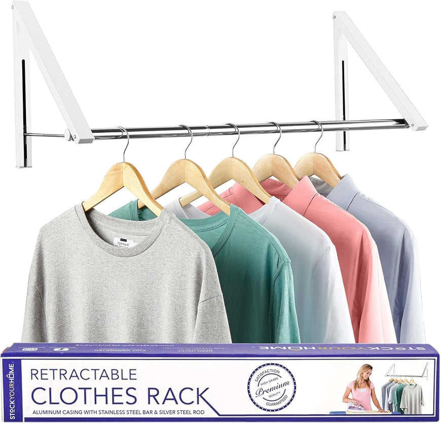 Clothing Rack - White (Set of 20)