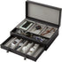 Black Mens Valet (Grey Interior) 8 Count