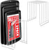 Extra Tall Cookie Sheet Kitchen Organizer 10 Slots - White - 8 Pack