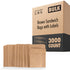 Brown Sandwich Bags with Labels (3000 Pack)