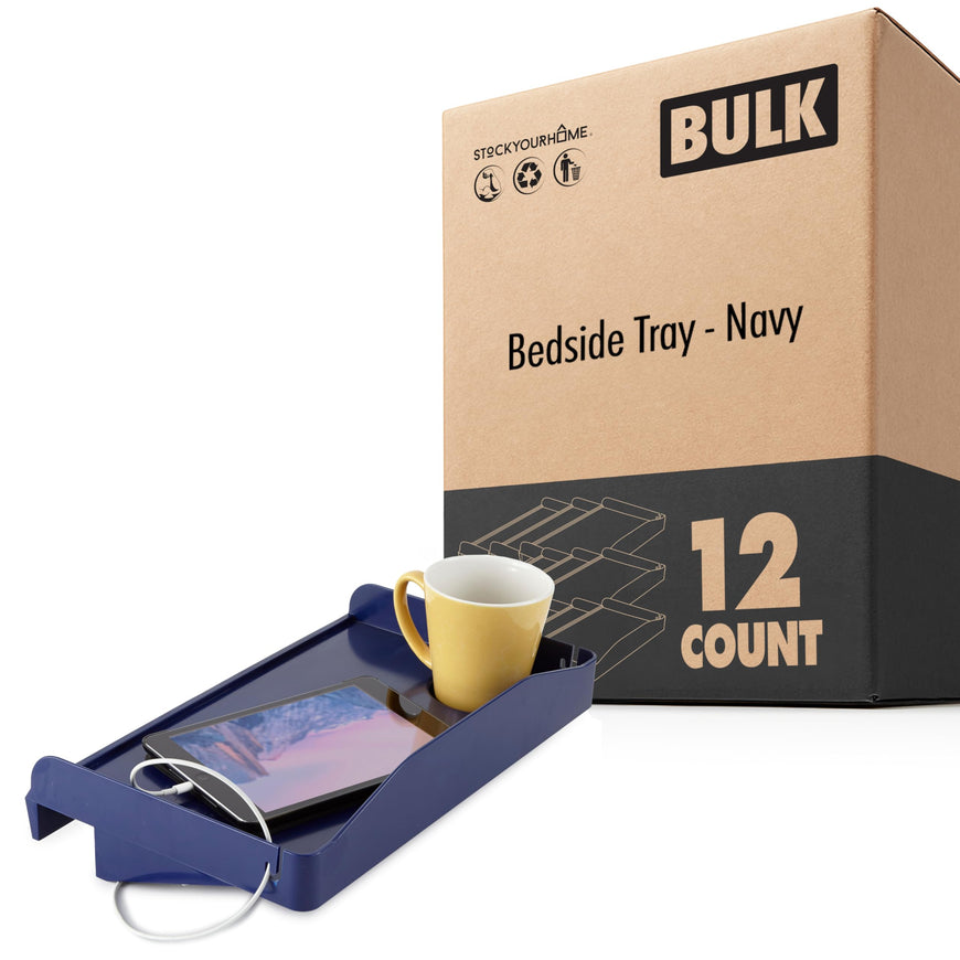 Bedside Tray - Navy 12 Pack