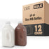 64 oz Glass Milk Bottles (12 Pack)