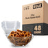 Plastic Square Bowls - 32oz (48 Pack)