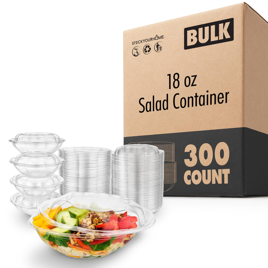 18 oz Salad Container (300 Pack)