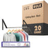 Clothing Rack - Black (Set of 20)