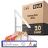 Clothing Rack - White 20 Pack