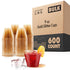 9 oz Gold Glitter Cups 600pcs