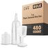 5 oz Plastic Stemmed Wine Glass (480 Pack)