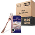 Plastic Rose Gold Forks 1500 Count