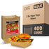 Paper Trays - Brown - 3 lbs - (400 Pack)