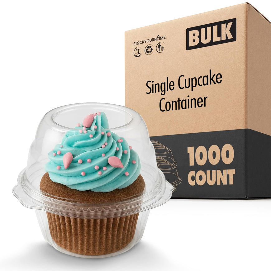 Single Cupcake Container (1000 Pack)