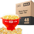 Silicone Popcorn Popper - Red 48 Count