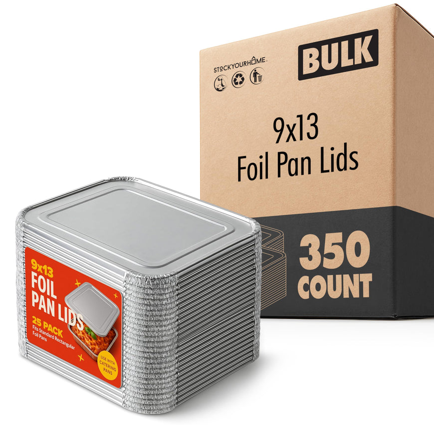 9x13 Foil Pan Lids (350 Pack)