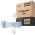 10" Serving Spoons 600 Pack - Clear