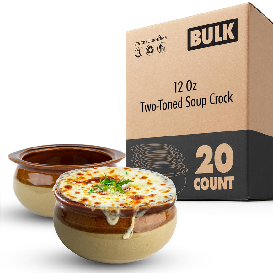 12 Oz Two-Toned Soup Crock (20 Pack)