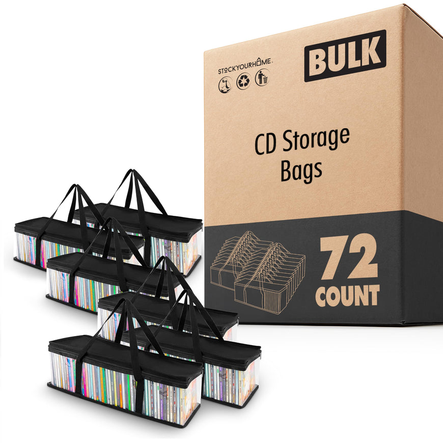 CD Storage Bags (72 Pack)