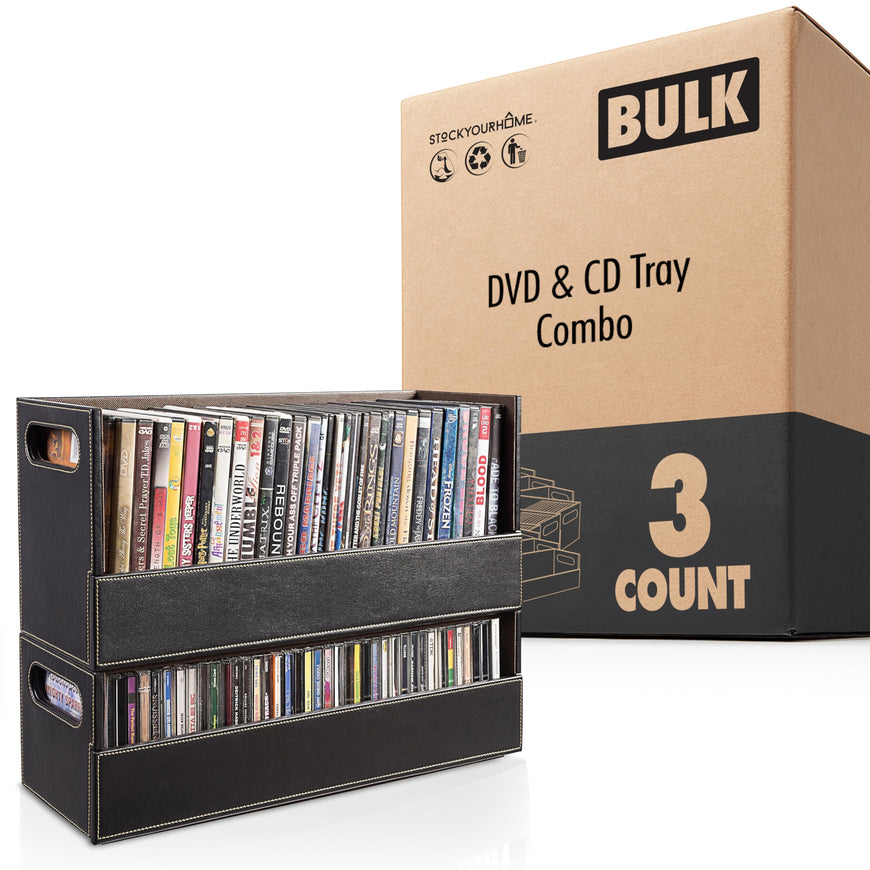 DVD & CD Tray Combo 3 Count