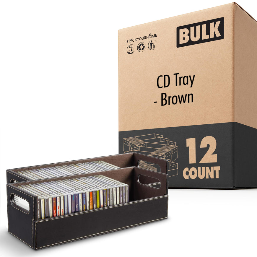 CD Tray - Brown (12 pack)