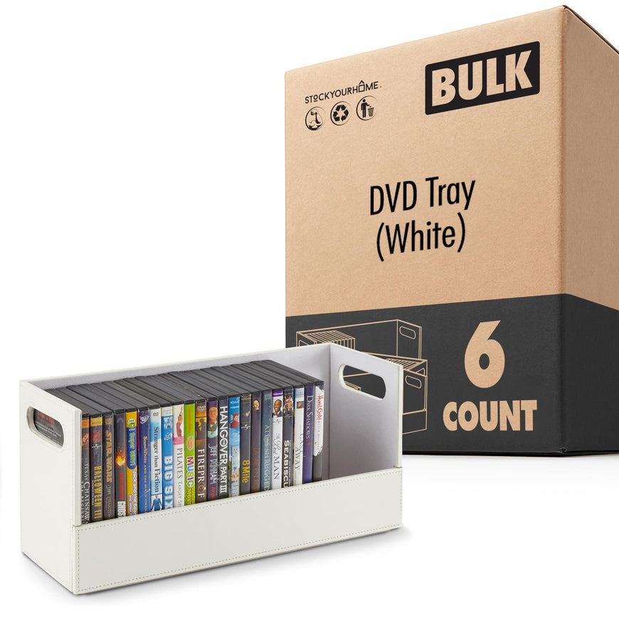 DVD Tray (White) 6 Pack