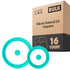 Silicone Universal Lid - Turquoise (Set of 16)