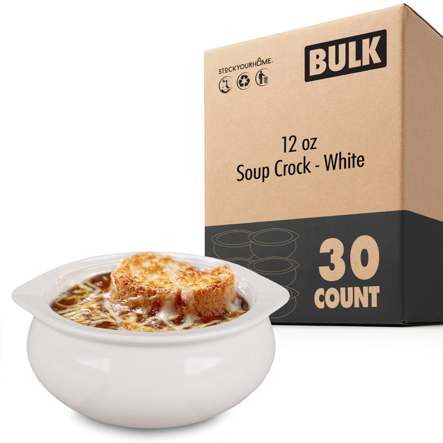 12 oz Soup Crock - White (30 Pack)
