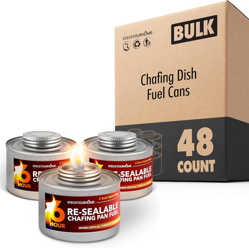 Chafing Dish Fuel Cans (48 Pack)