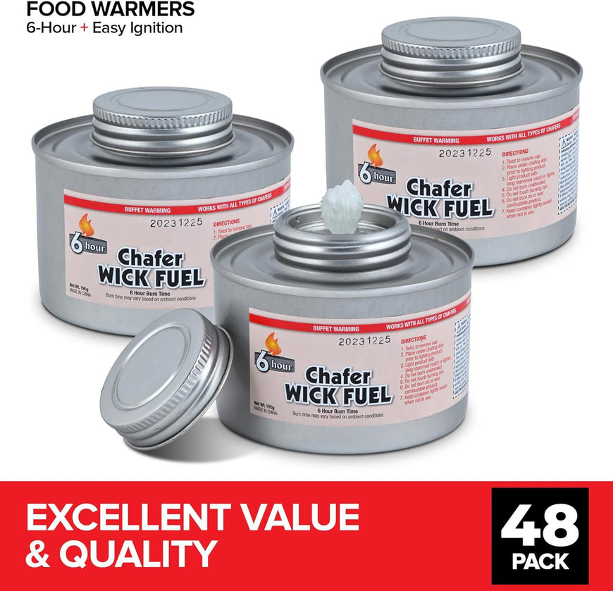 Chafing Dish Fuel Cans (48 Pack)
