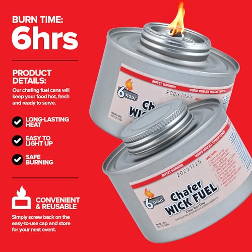 Chafing Dish Fuel Cans (48 Pack)