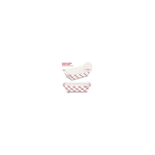 Paper Trays - Red Checked - 3 lbs - 1000 Pack