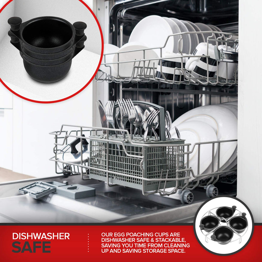 4-Cup Egg Poacher Rack 28 Count
