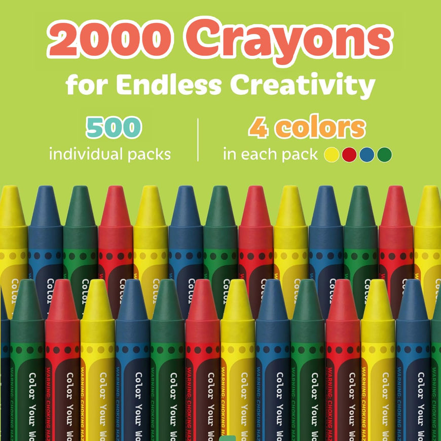 Crayons - 2000 Pack