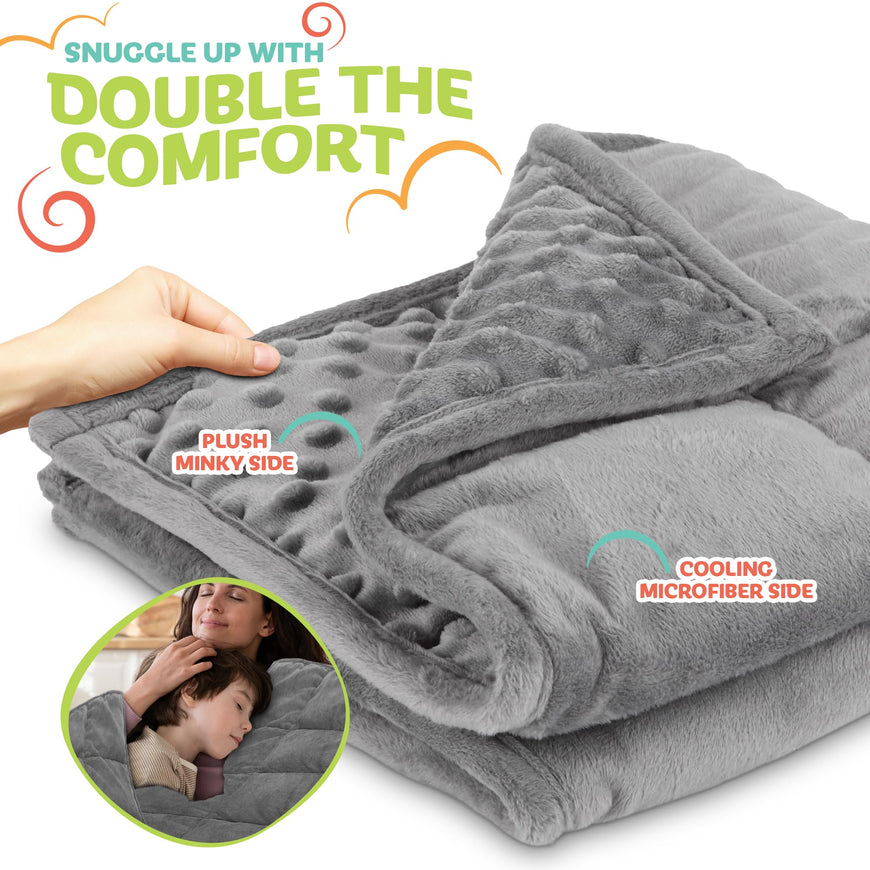 Weighted Blanket - 5lb - 36x48 - Gray 5 Count
