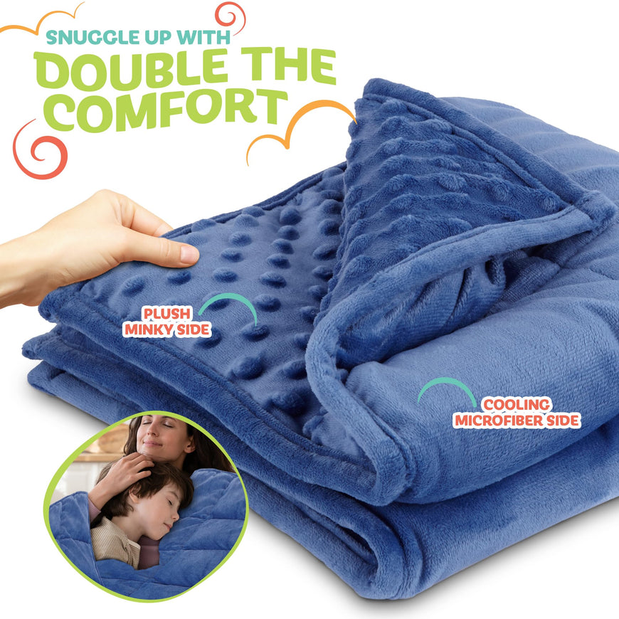 Weighted Blanket - 5lb - 36x48 - Blue 5 Count