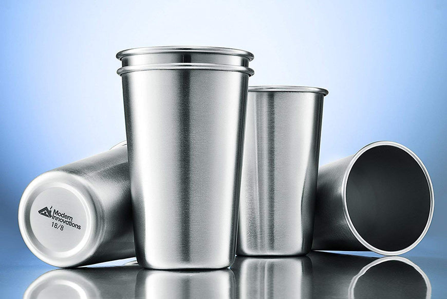 16-Oz Stainless Steel Tumblers (100 Pack)