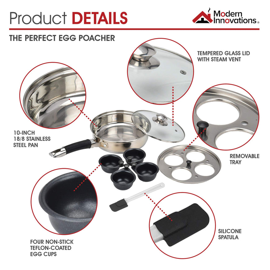 4-Cup Egg Poacher 6 Count