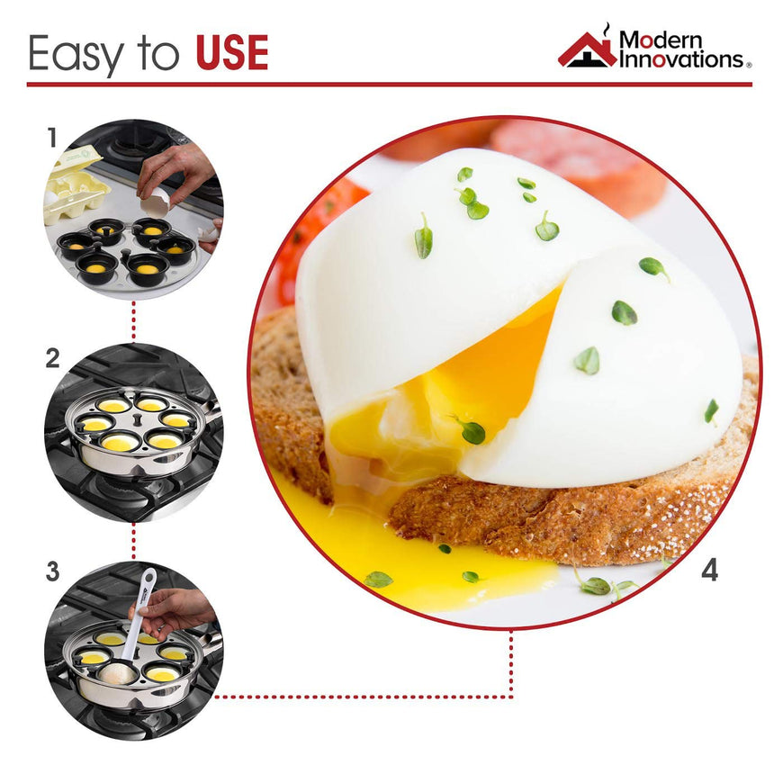 6-Cup Egg Poacher 6 Count