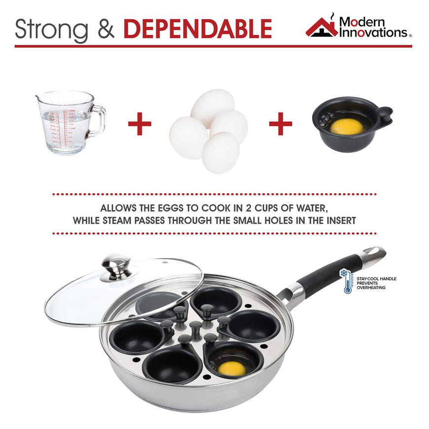 6-Cup Egg Poacher 6 Count