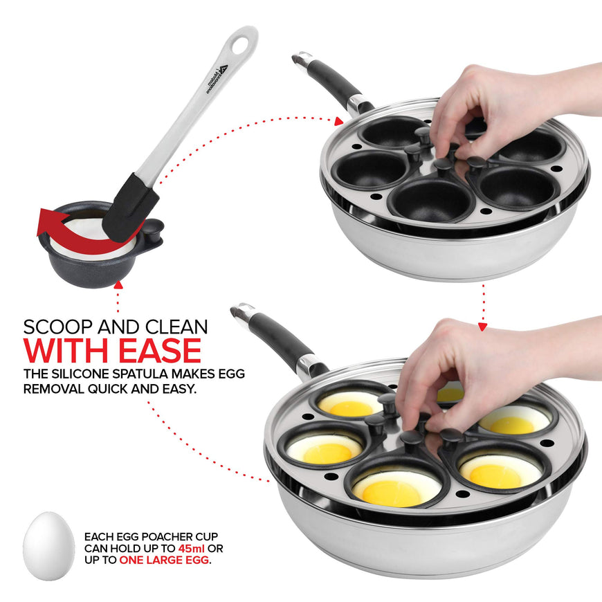 6-Cup Egg Poacher 6 Count
