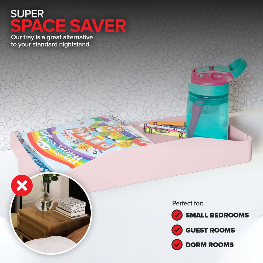 Bedside Tray - Pink 12 Pack