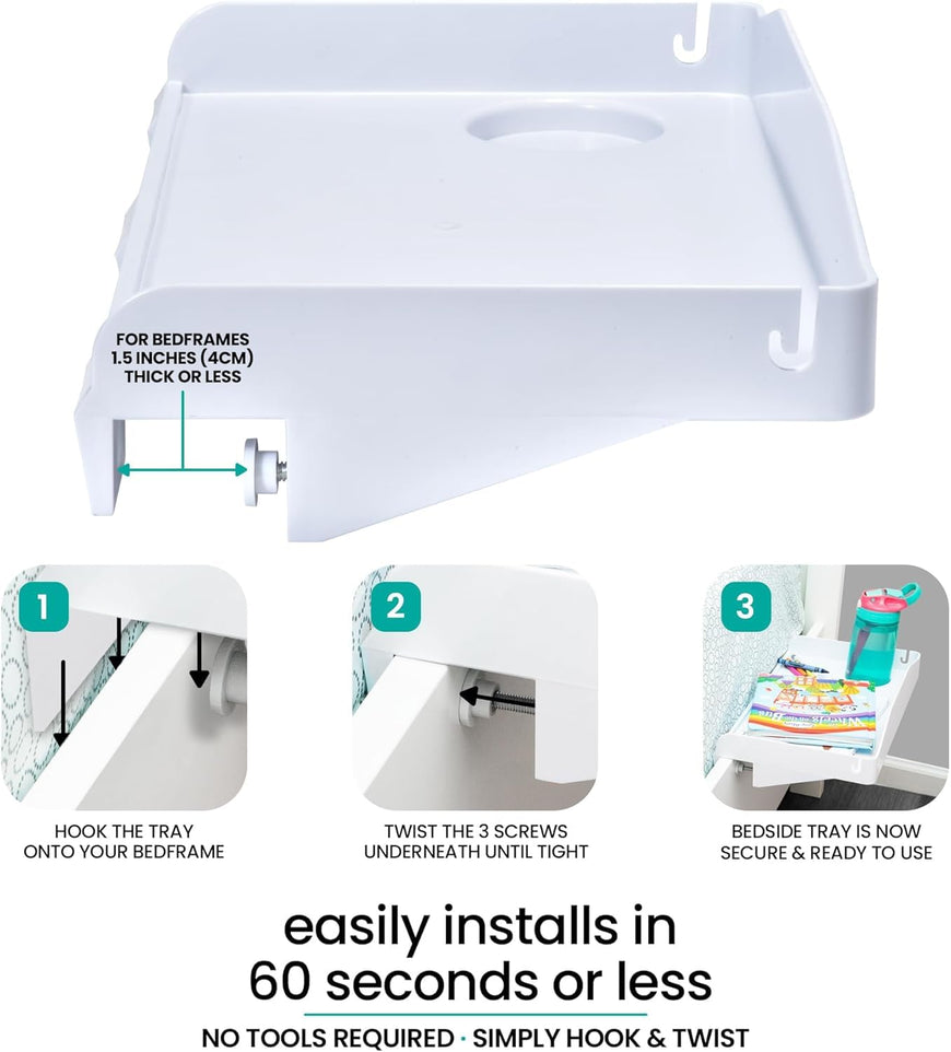 Bedside Tray - White (16 Pack)