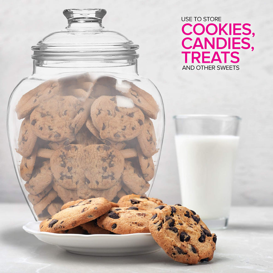 Acrylic Candy Jar - 128 Oz 6 Pack