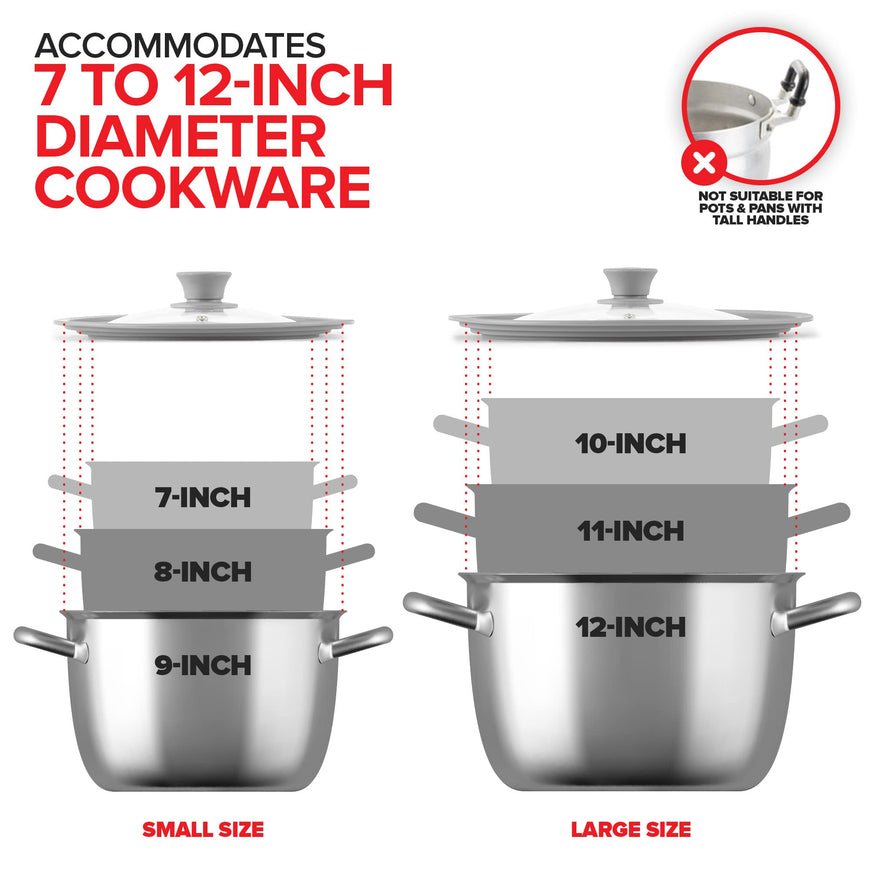 Silicone Universal Lid - Gray (Set of 16)