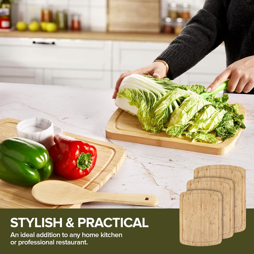 Organic Bamboo Cutting Board (15 Pack)
