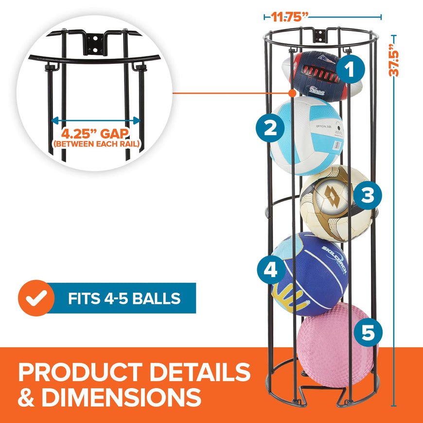 Garage Ball Organizer 6 Pack