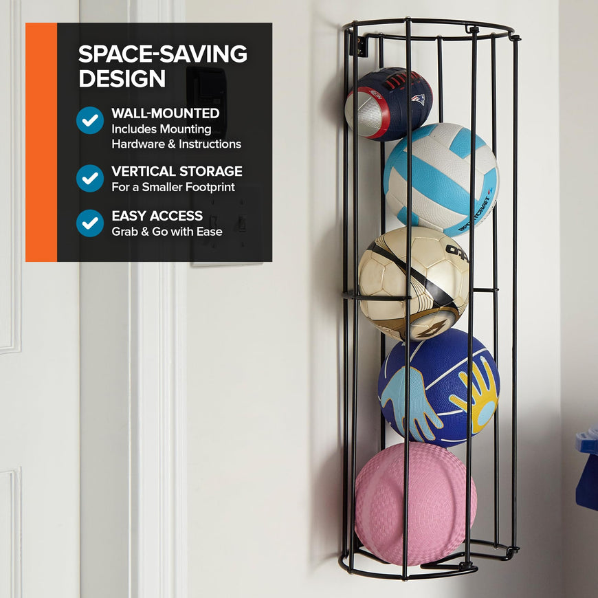Garage Ball Organizer 6 Pack