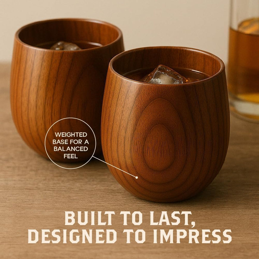 Oak Whiskey Cups 10oz (100 Pack)